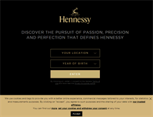 Tablet Screenshot of hennessy.com